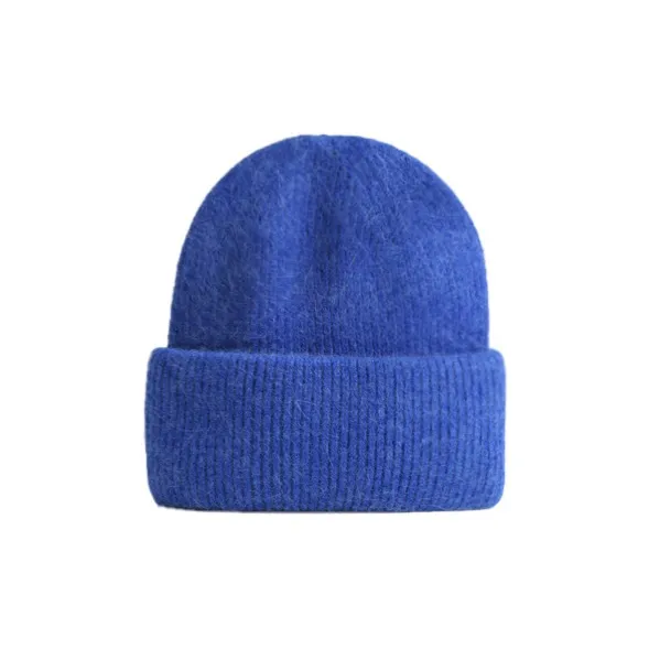 MUSTKOO Rabbit Fur Blend Beanie Unisex