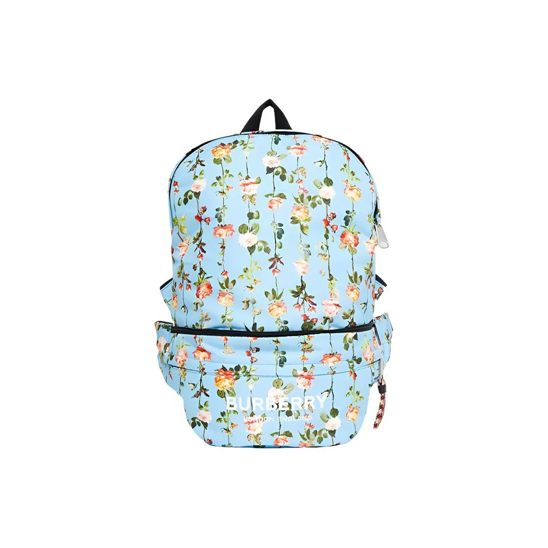 Burberry Polyamide With Leather Backpack Fanny Pack Kids' Blue