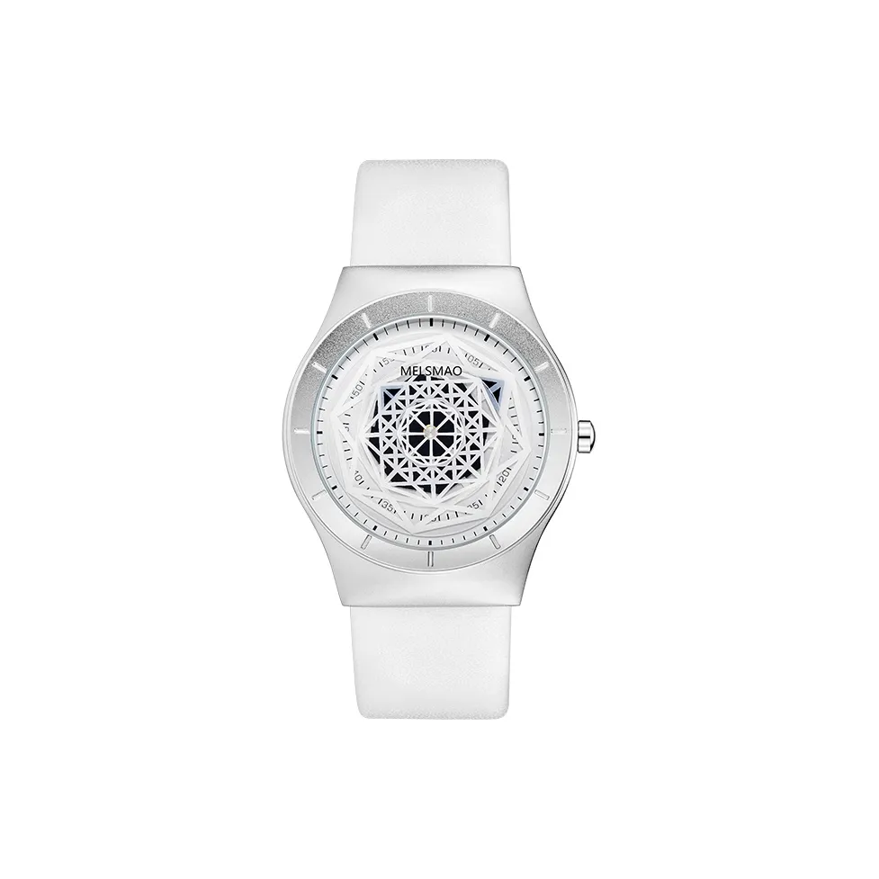 MELSMAO Новый CONCEPT Time And Space Магические Кварцевые Наручные Часы Кожаный Ремешок Часы Унисекс Белый Циферблат