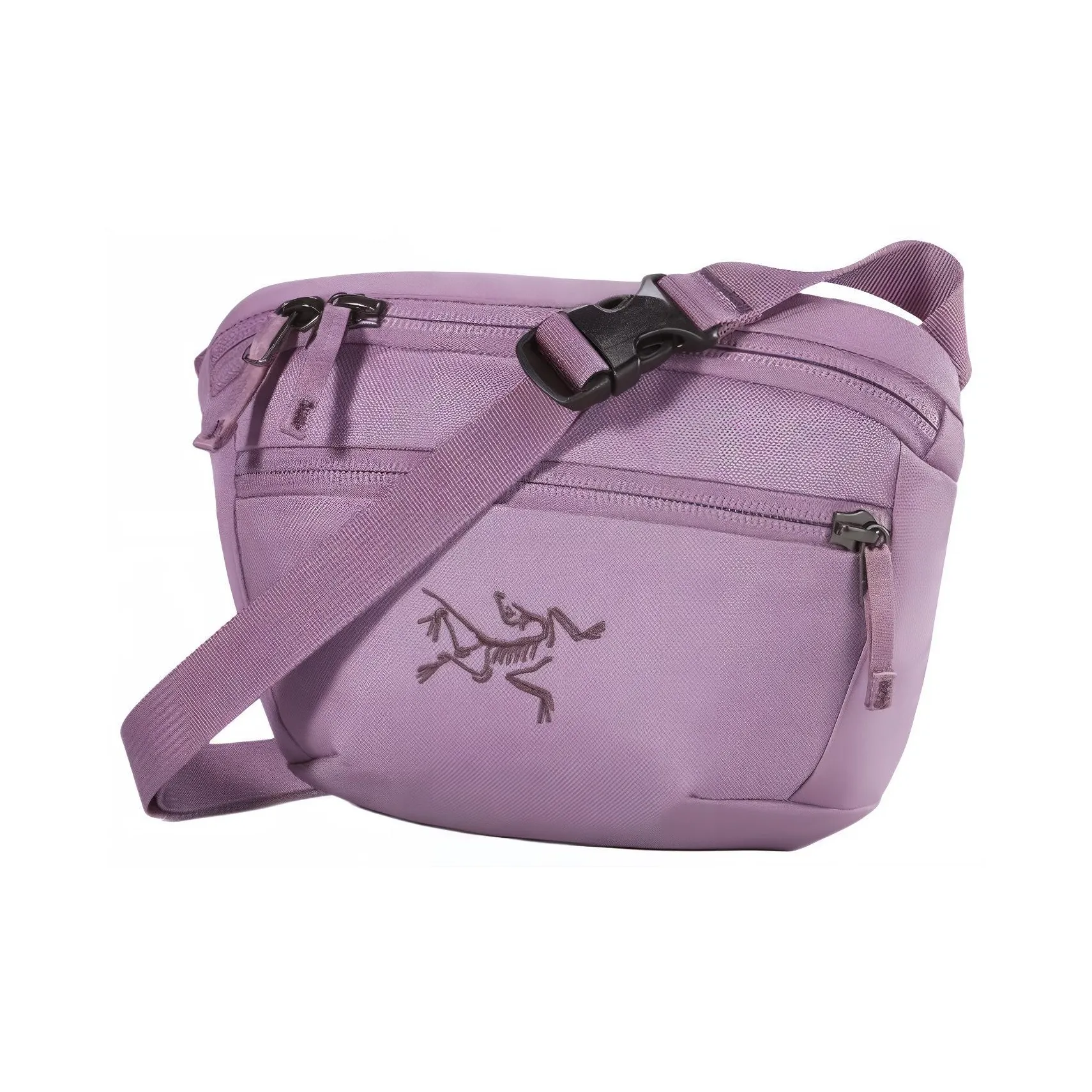 Arcteryx Mantis 1,5L Сумка через плечо Бананка На открытом воздухе Сумка Переработанный полиэстер Синцзи Фиолетовый Унисекс