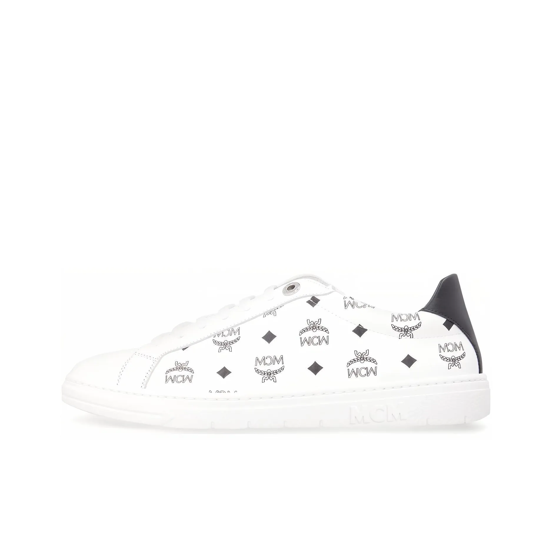 MCM Terrain Stylish Skateboarding Shoes Women's White Black