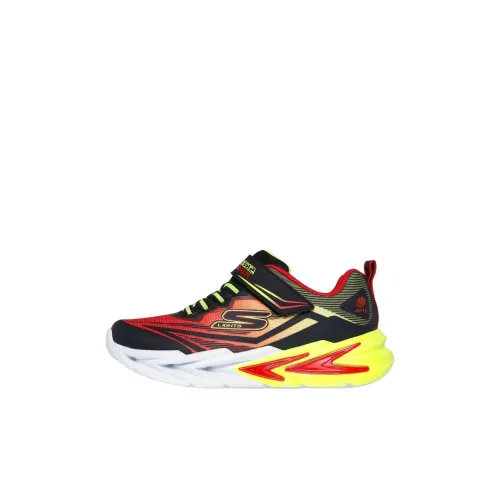 Skechers Kids S Lights Детская повседневная обувь Низкий Топ Черный Kids