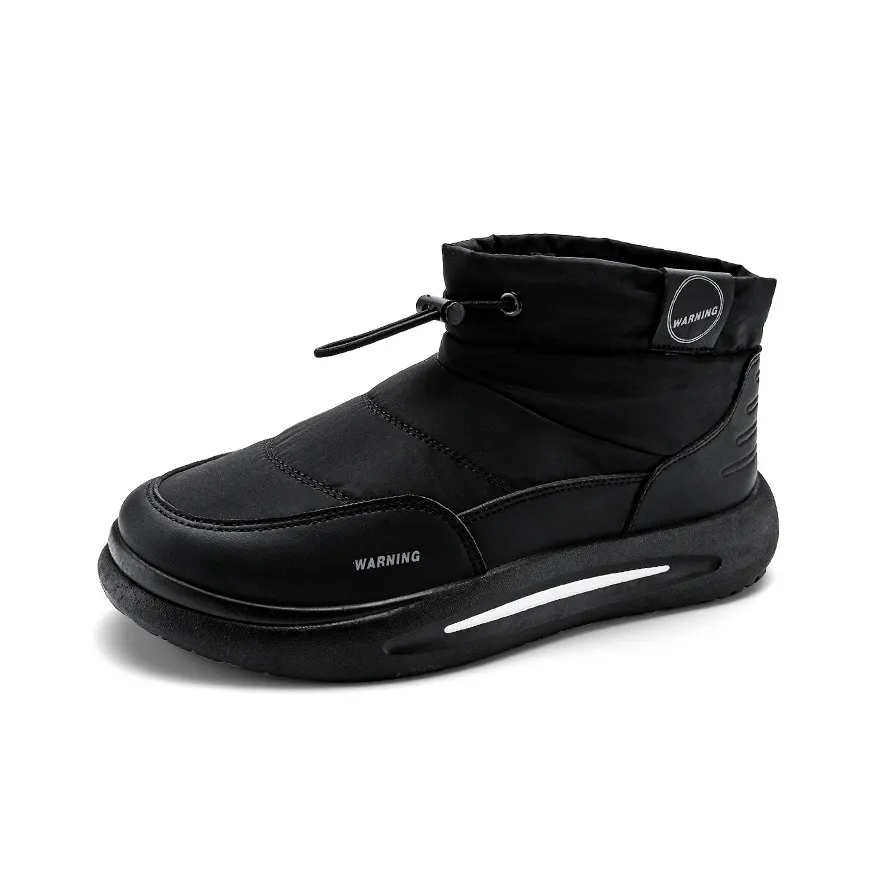 TONYBEAR Snow Boots Men's All Black/Black Gray/Gray Blue