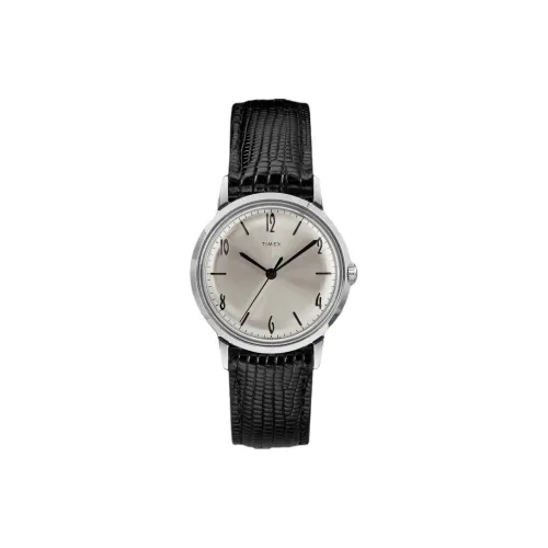 TIMEX Ручной Механический Movement Женские Часы 34 мм Серебряные