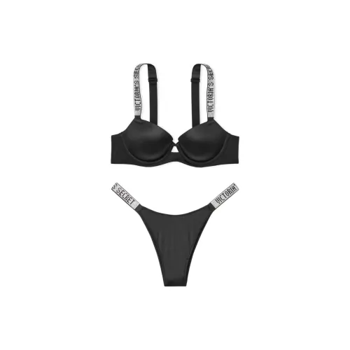 Victoria's Secret Набор Черное Женское нижнее белье Комплекты