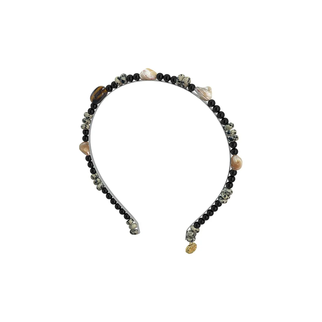 MARSEVEN 18K Gold Plated Copper Headbands Women's