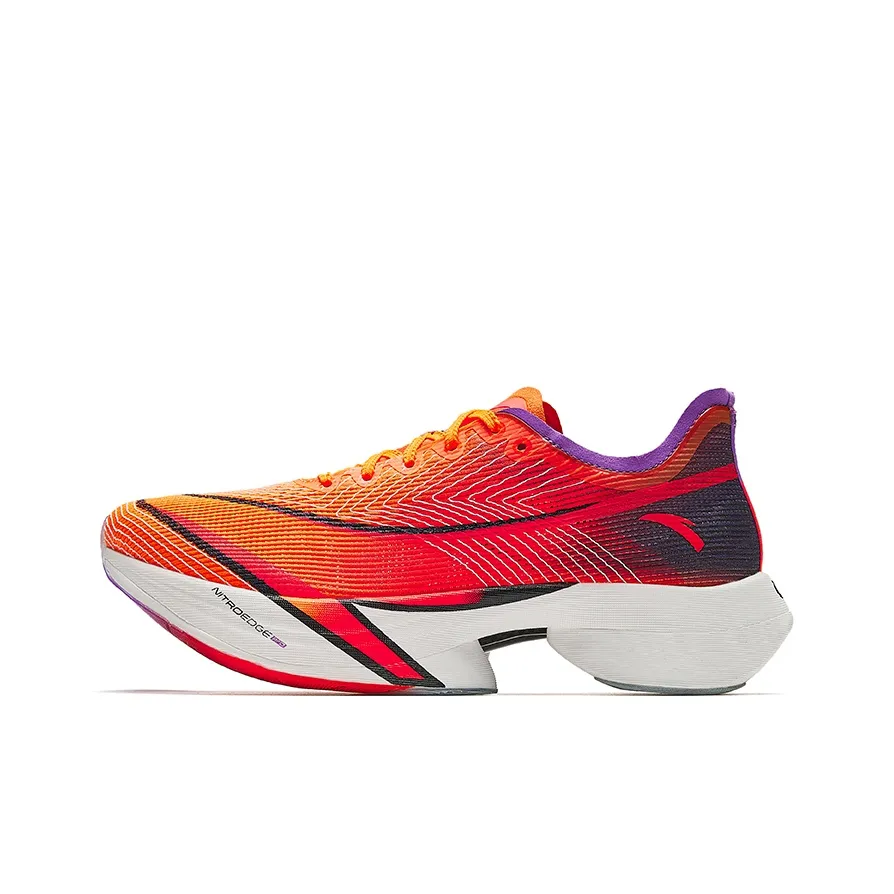 ANTA C10 Pro Slip-resistant Abrasion-resistant Breathable Low-Top Running Shoes Women's Orange Red ANTA C10 Pro Противоскользящие Износостойкие Дышащие Низкие Беговые Кроссовки Женские Оранжево-Красные
