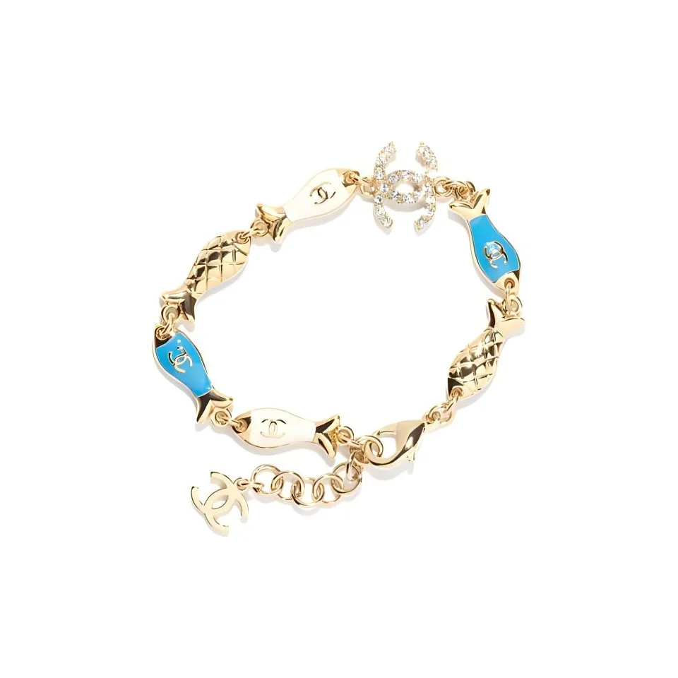 CHANEL Metal Bracelets Women's Gold