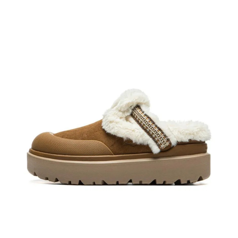 Подкладка Амортизация Противоскользящий Устойчивый к истиранию Дышащий Термический Отскок Низкий Топ Повседневная обувь Женская Коричневый