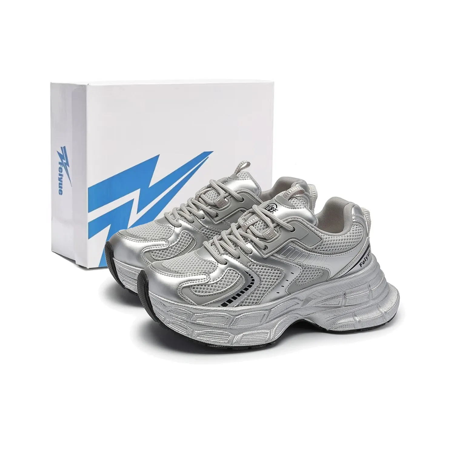 Feiyue Anti Slip Wear Resistant Low Top Chunky Sneakers Women's