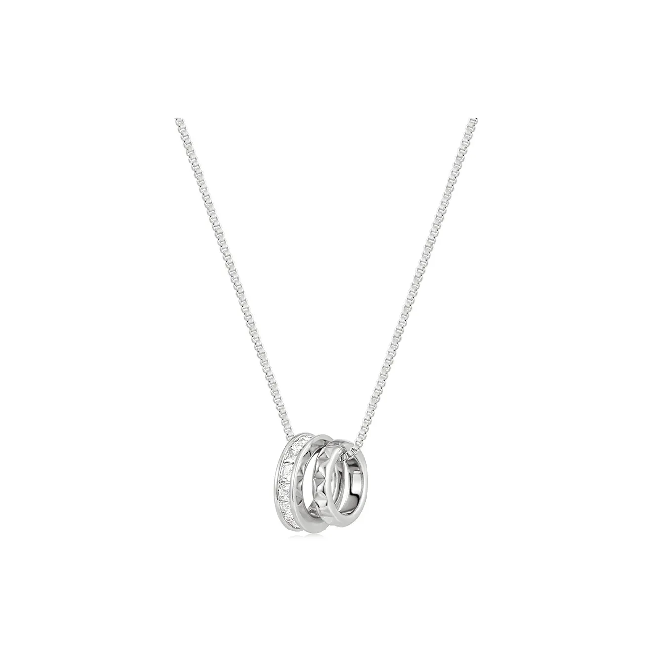 DODOGOGO Alloy Necklaces Women's Silver Packaging