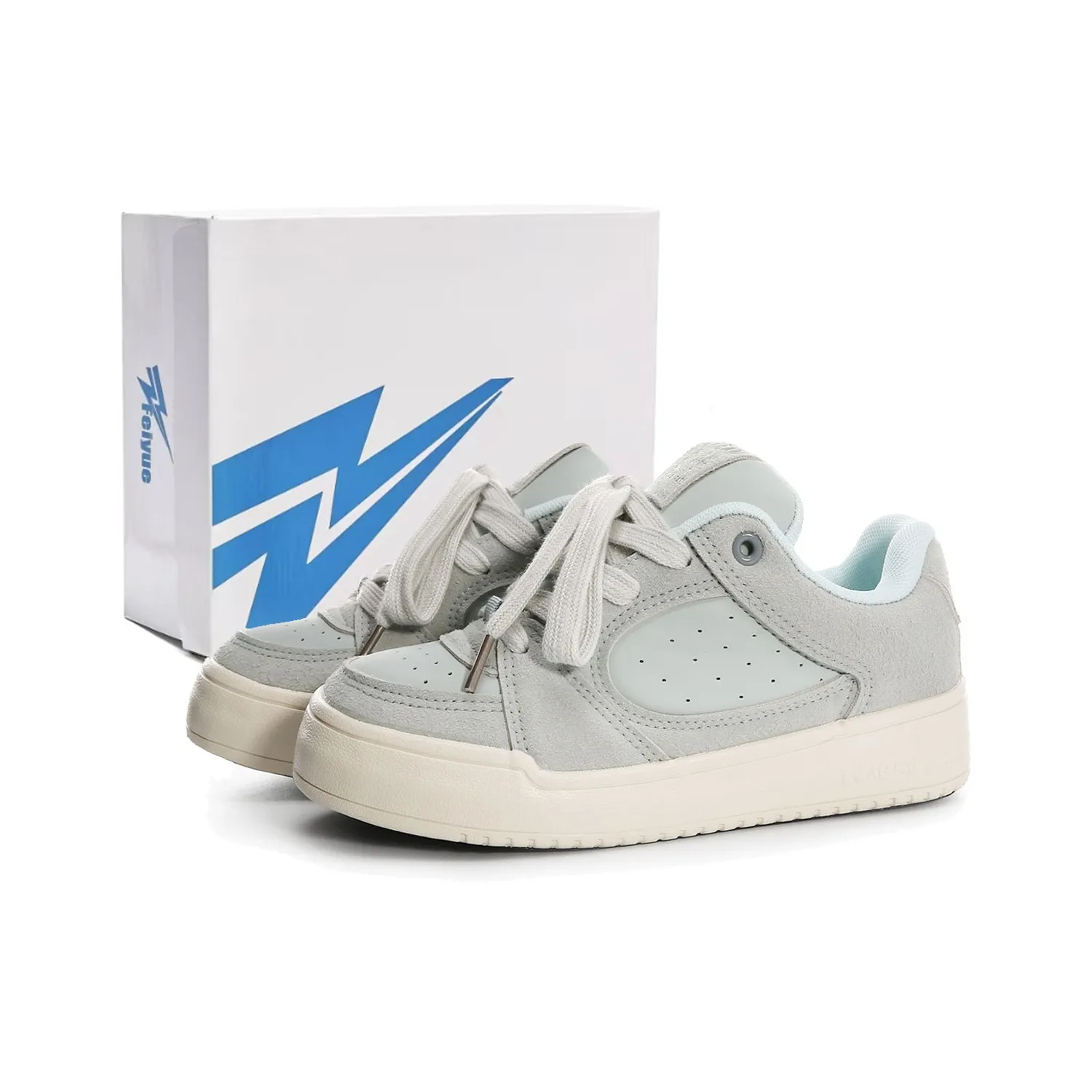 Feiyue Anti-Slip Wear-Resistant Lightweight Breathable Low-Top Students Skateboard Shoes Women's Multicolor