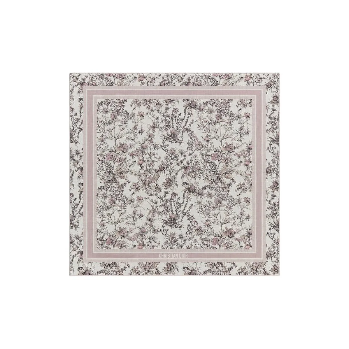 DIOR Cashmere Shawls Unisex White