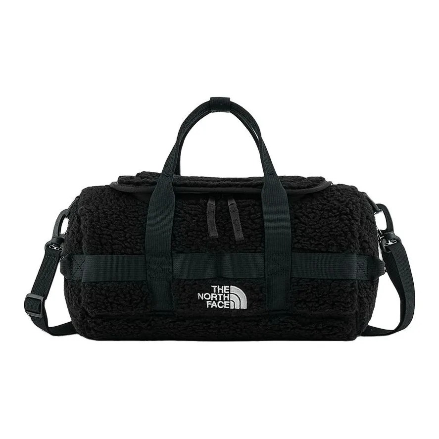 THE NORTH FACE 6L Shoulder Bag, Crossbody Bag, Handbag Outdoor Bag Faux Sherpa Black Unisex