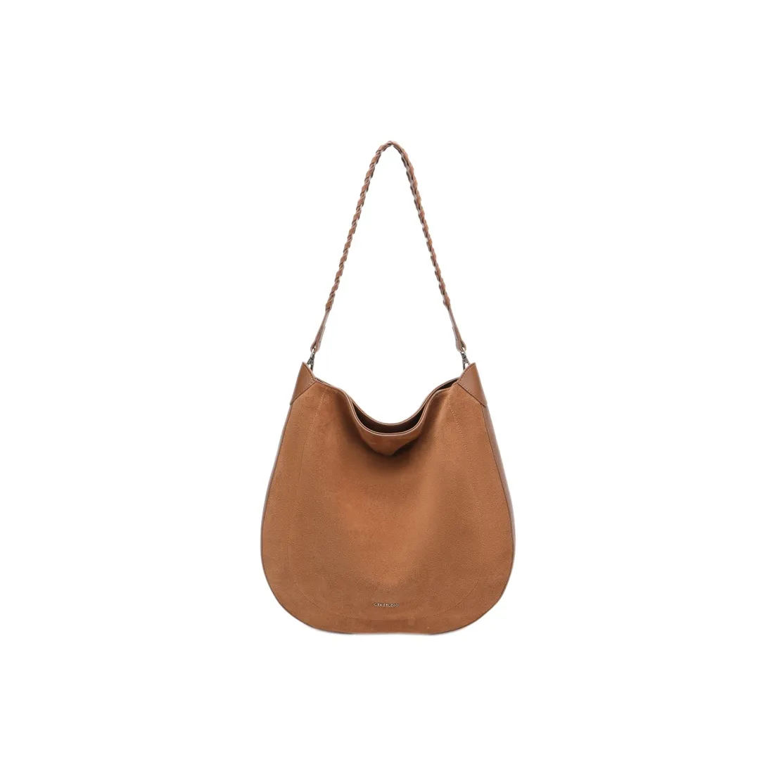 Tanita West Suede With Cow Leather Crossbody Bag, Shoulder Bag Tubas Women's Caramel