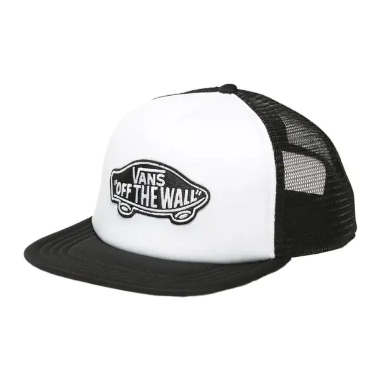 Vans Polyester Baseball Caps Unisex White/Black
