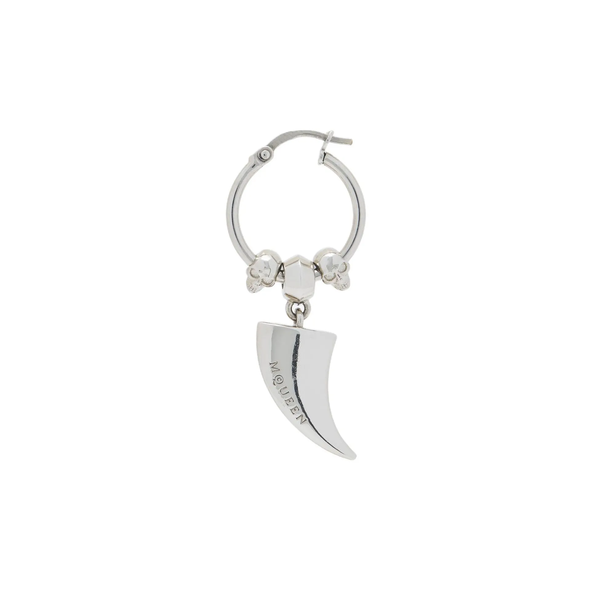 Alexander McQueen Tiger Claw Hoop Single Earring