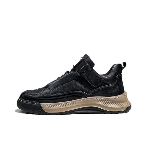 Devanro Кроссовки для скейтбординга Low Top Черные Мужские