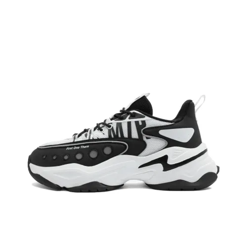 SEMIR Толстоподошвенные кроссовки Low Top Черно-белая панда Мужские