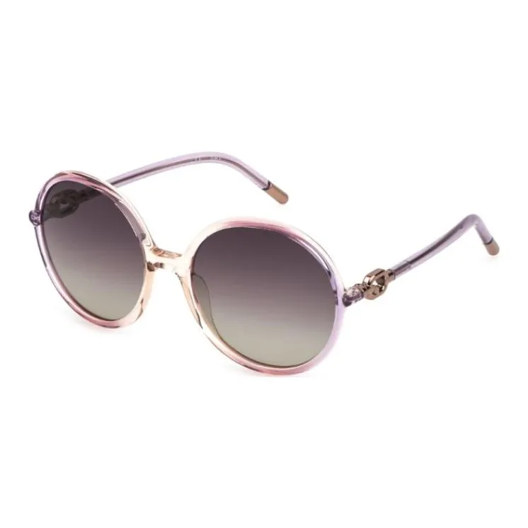 Furla Injection Molded Round Sunglasses Women's Purple