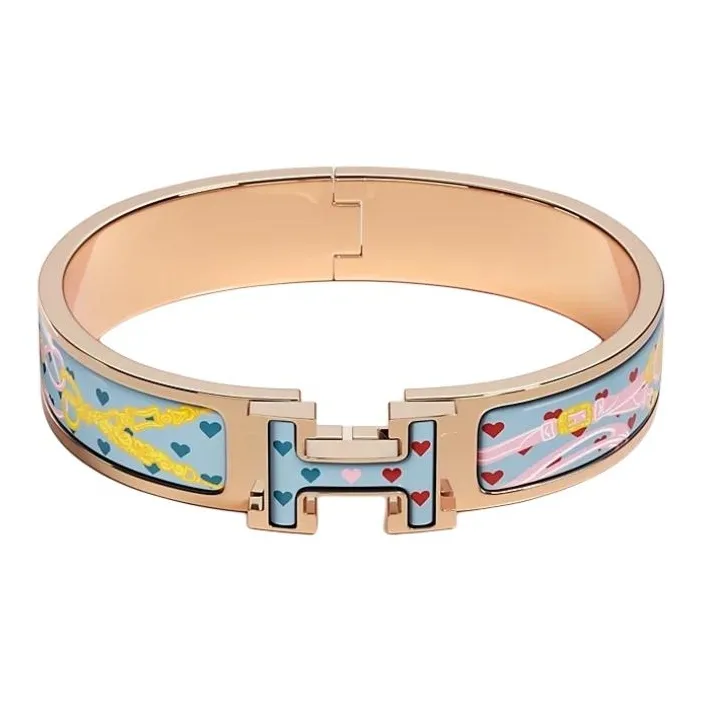 HERMES Metal Bangles Men's Multicolor