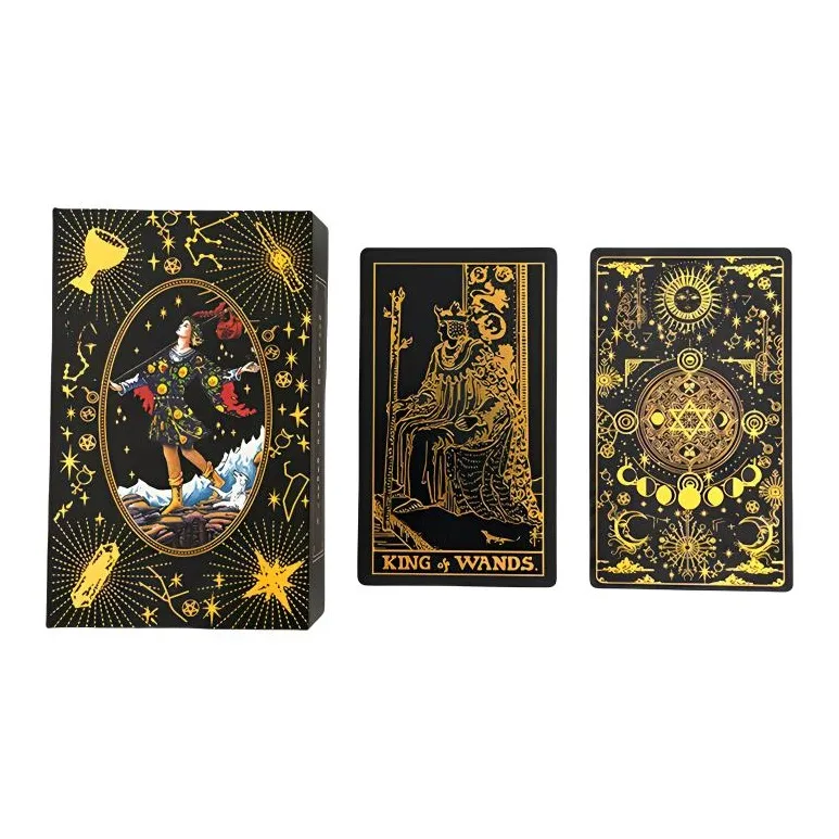 Imono Classic Overweight Universe Gift Box Set 78 Gold Foil Waterproof Tarot Board Games
