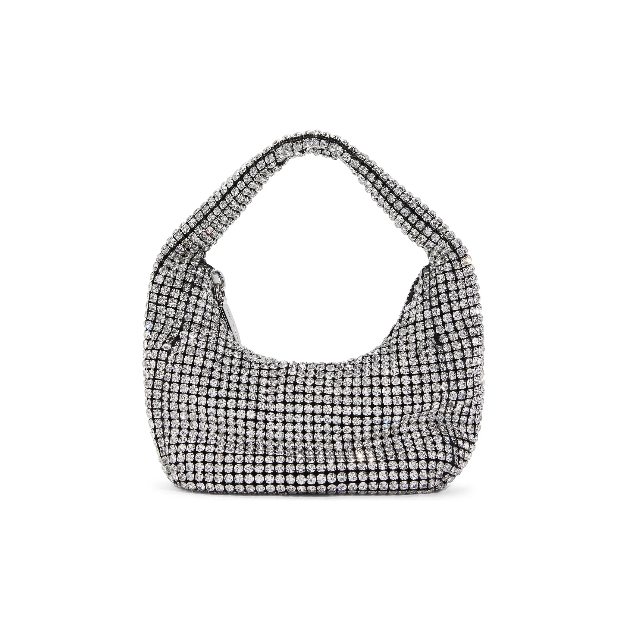 CHARLES KEITH Искусственный кристалл Сумка Маленькая Женская Серебряная