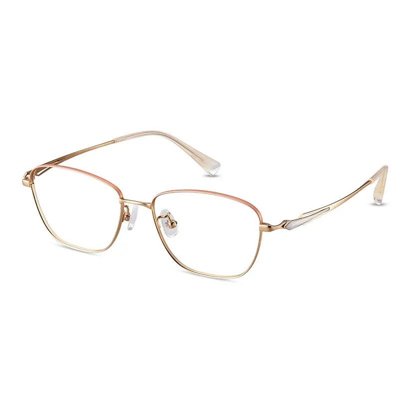 AIRO MIRO Титан Круглые Оправы для очков Унисекс Золото