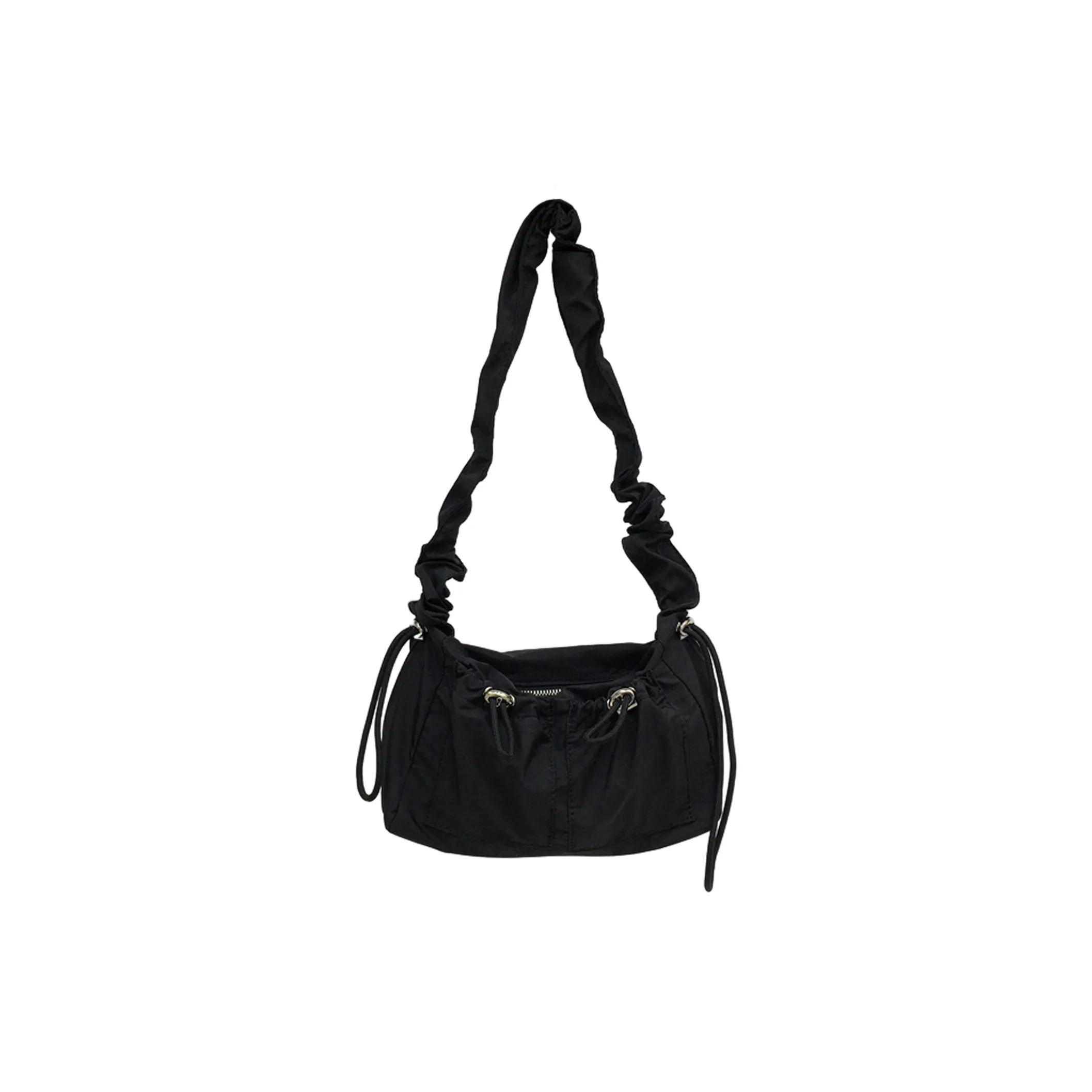 TAKI Nylon Fabric Commute Crossbody Bag Shoulder Bag Unisex Black/Ecru/Brown/Apricot/Coffee