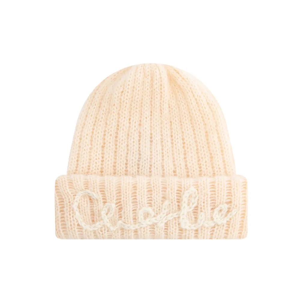 Charlie Luciano Wool Beanies Unisex Ecru