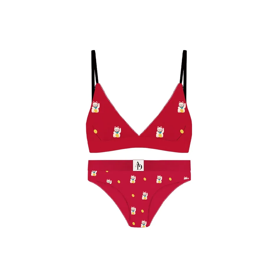 A damunderwear Нижнее белье Набор Женские Combo Set Красный