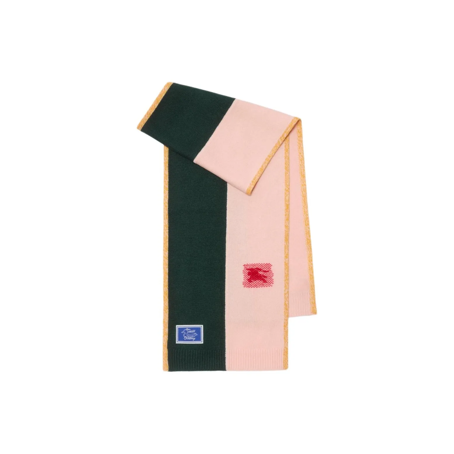 Burberry Кашемировые вязаные шарфы для детей Розовый Черный