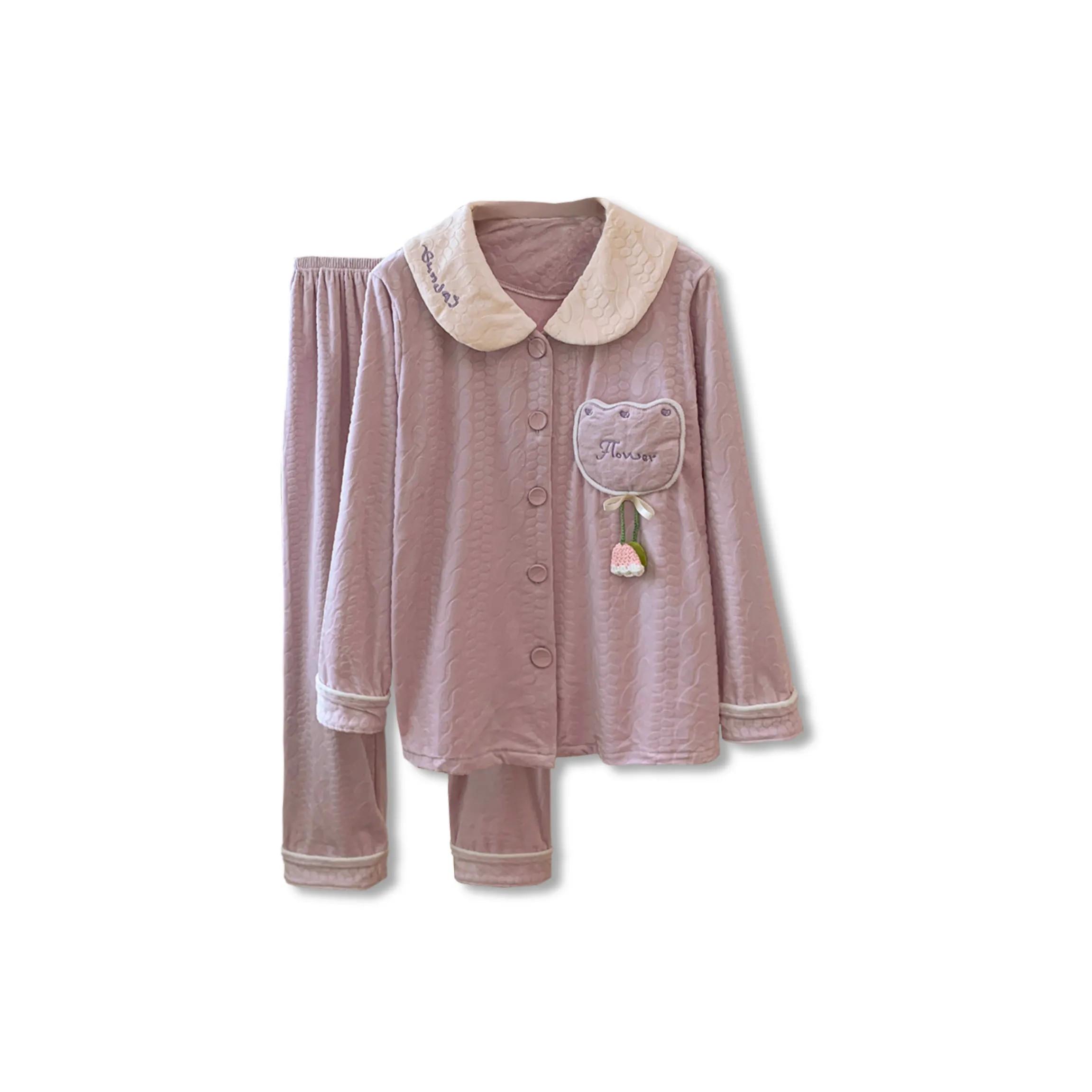 WANANNI Пижамный комплект женский фиолетовый