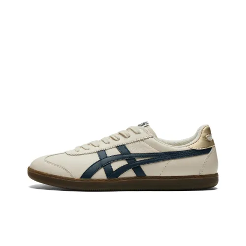 Onitsuka Tiger Tokuten Кроссовки для скейтбординга Низкие Бежевые/Темно-синие Унисекс