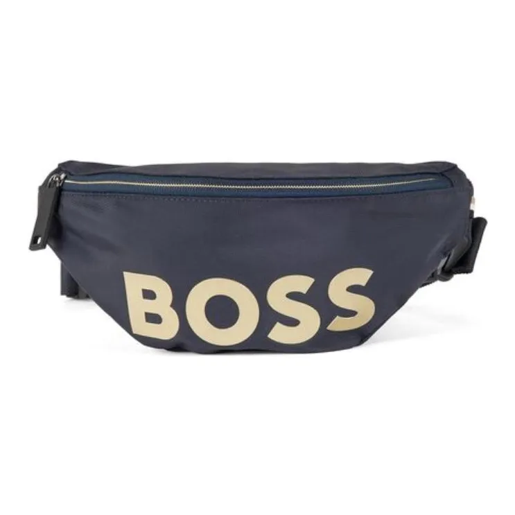 HUGO BOSS Nylon Crossbody Bags Fanny Pack Regular Men's Black