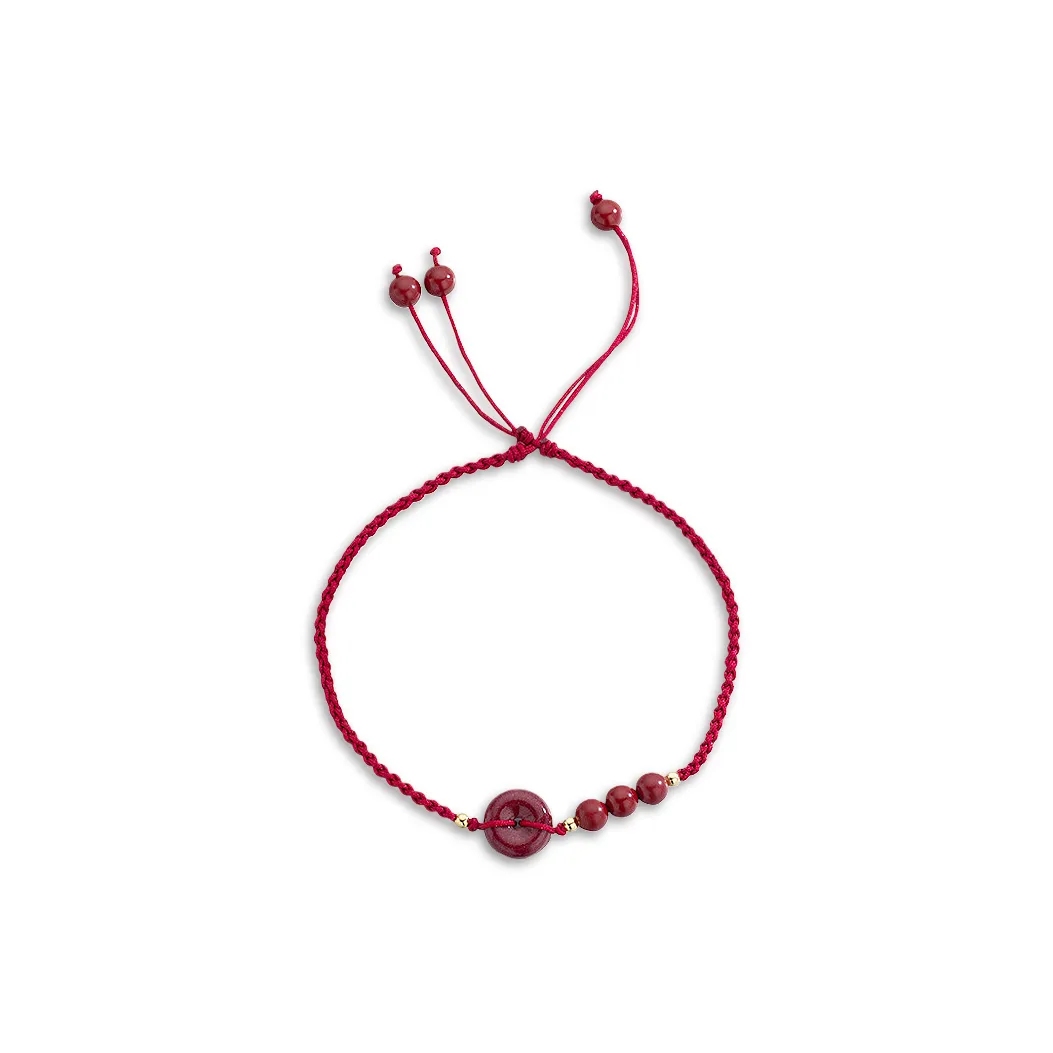 D.K.X Zisha Фиолетовый Браслеты на щиколотку из глины унисекс