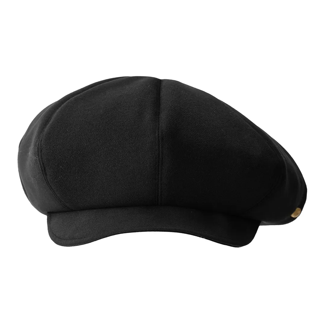 Big Head Planet Polyester Berets Unisex Black