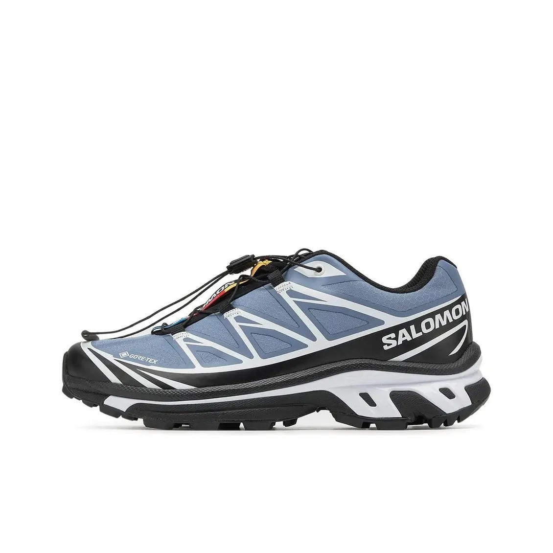 SALOMON XT 6 Anti Slip And Wear Resistant Water Resistant Low Top Running Shoes Unisex Blue Black