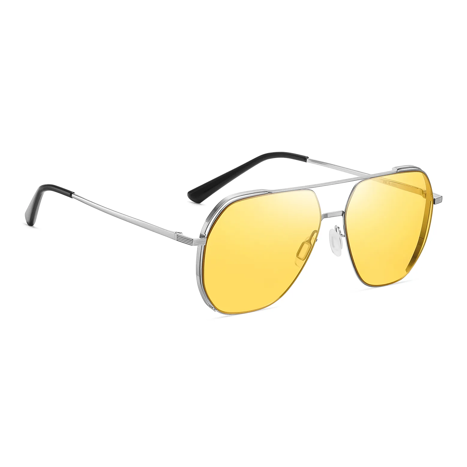HLA Нержавеющая сталь Aviator Солнцезащитные очки Мужские
