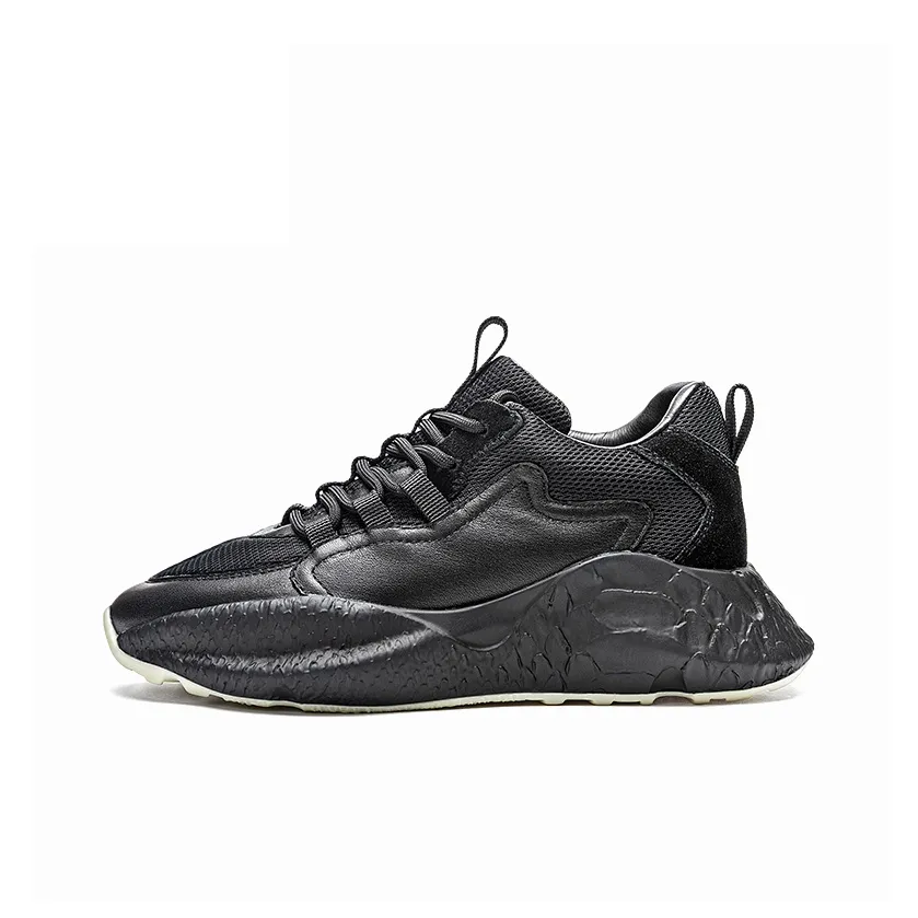 NAUTICA Anti Slip And Wear Resistant Height Increasing Low Top Casual Shoes Women's Black