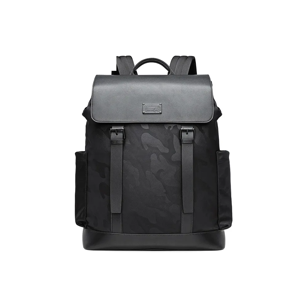 GOLDLION Ткань Синтетическая кожа Рюкзак Большой Мужской Черный