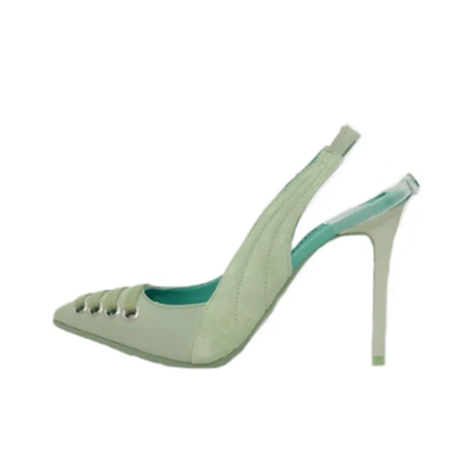 FENTY BEAUTY X PUMA Узкий каблук Высокие каблуки Женские Зеленый
