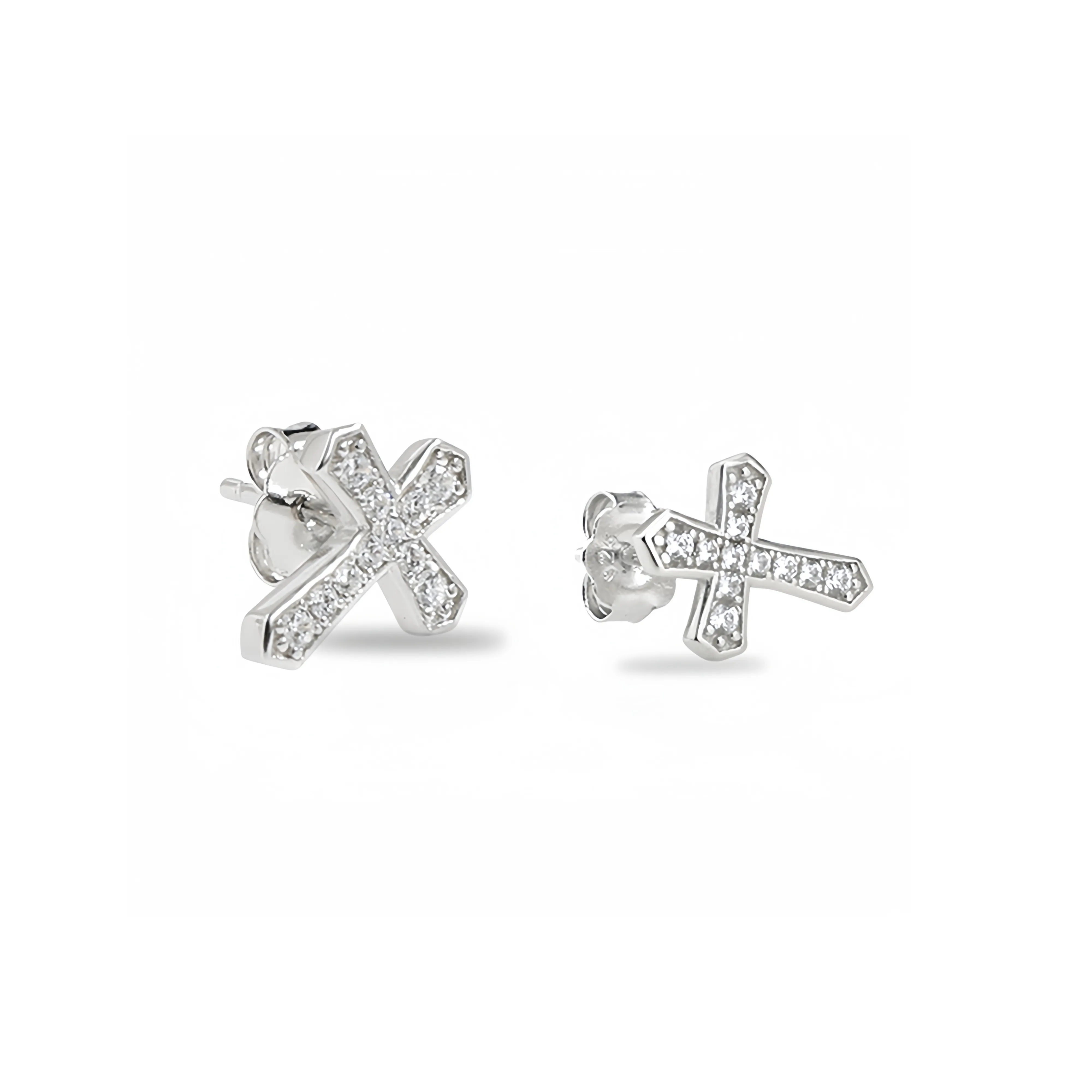 BKBU 925 Sterling Silver Stud Earrings Unisex