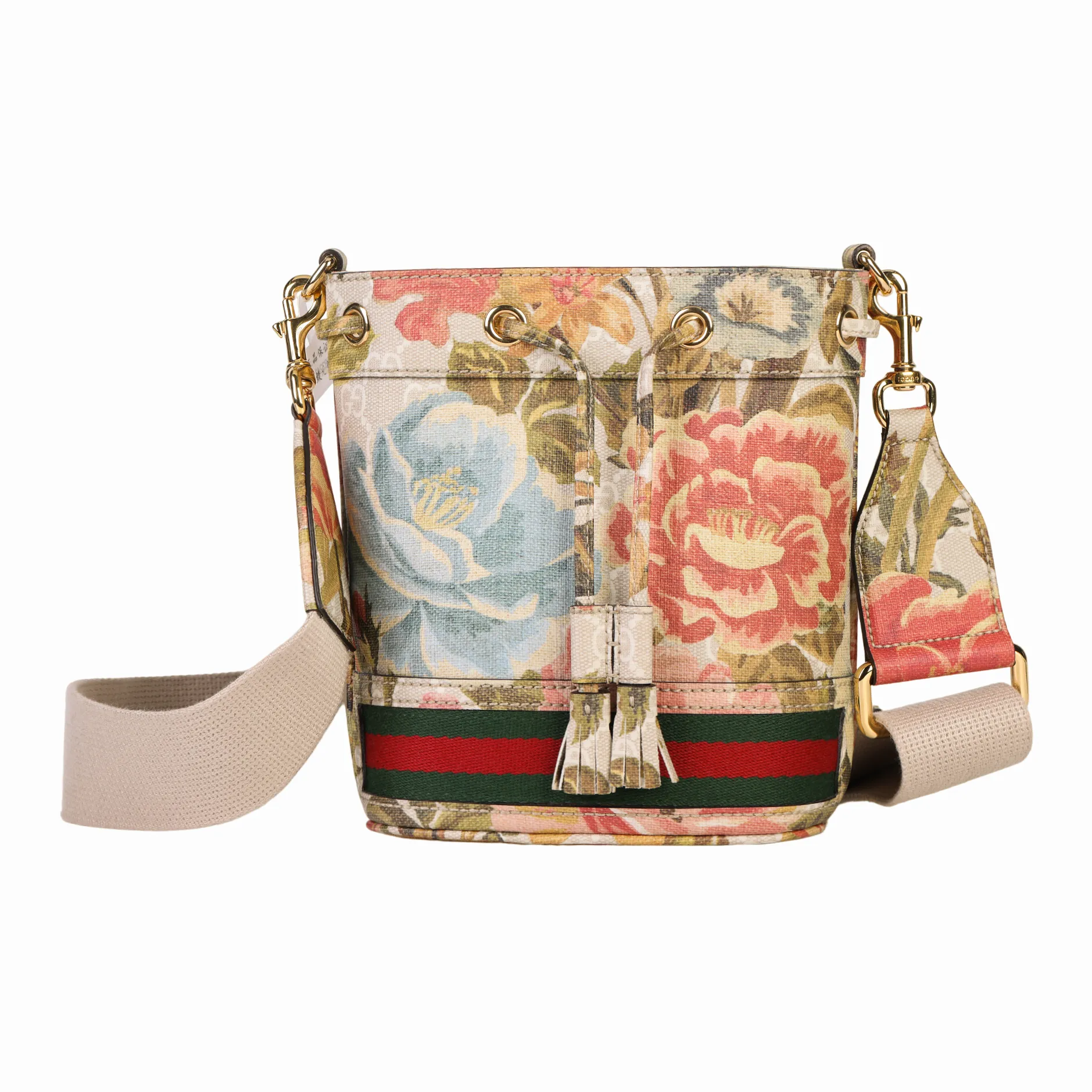 GUCCI Ophidia Canvas Canvas Bag Bucket Bag Crossbody Bag Shoulder Bag Women's Multicolor