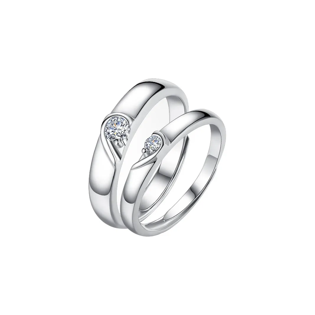 Vivienne Westwood 925 Sterling Silver Cubic Zirconia Metal Rings Mens Silver Gray 925 Sterling Silver, Synthetic Cubic Zirconia Rings Unisex