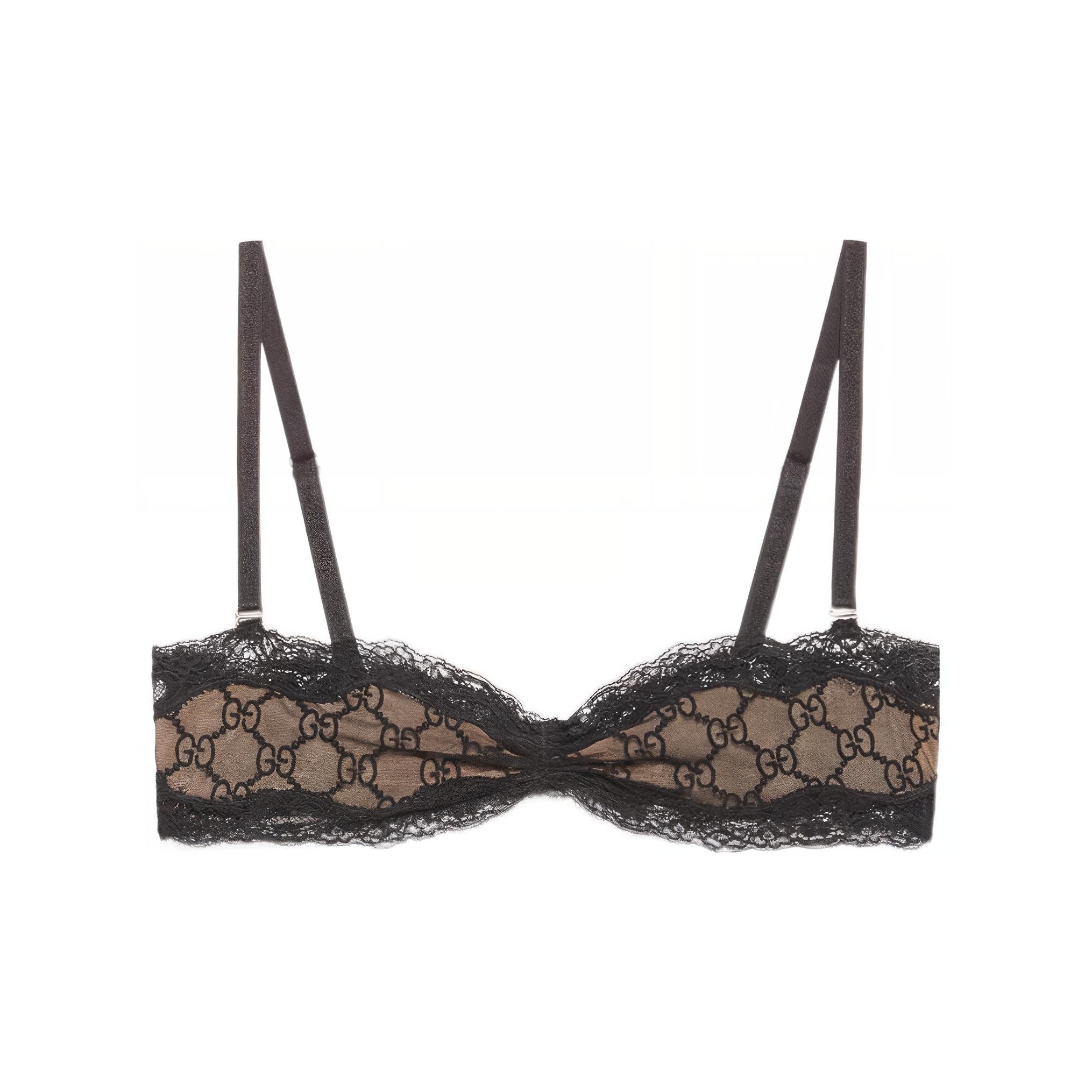 ☆送料・関税込☆GUCCI★GG EMBROIDERED TULLE BRA★ブラジャー ☆送料・関税込☆GUCCI☆GG EMBROIDERED TULLE BRA☆ブラジャー