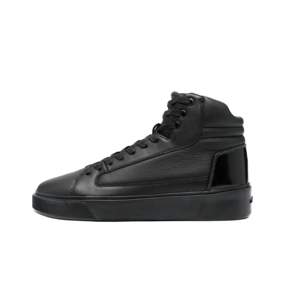 CALVIN KLEIN High Top Skateboard Shoes Men's Black
