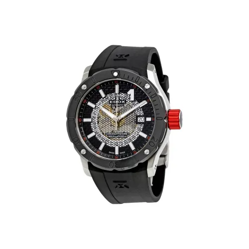 EDOX Автоматический Механический Часы Мужские Movement 43 мм с Вырезом
