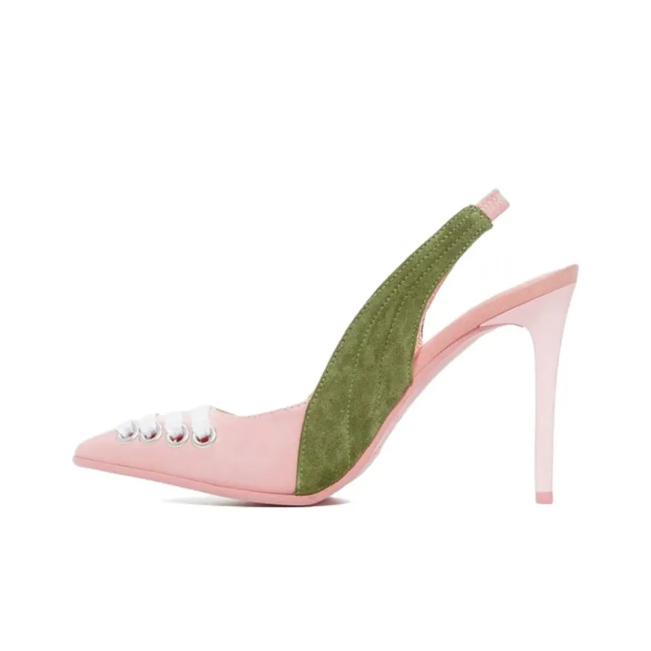 FENTY BEAUTY X PUMA Узкий каблук Высокие каблуки 20 см Женские Розовый Зеленый