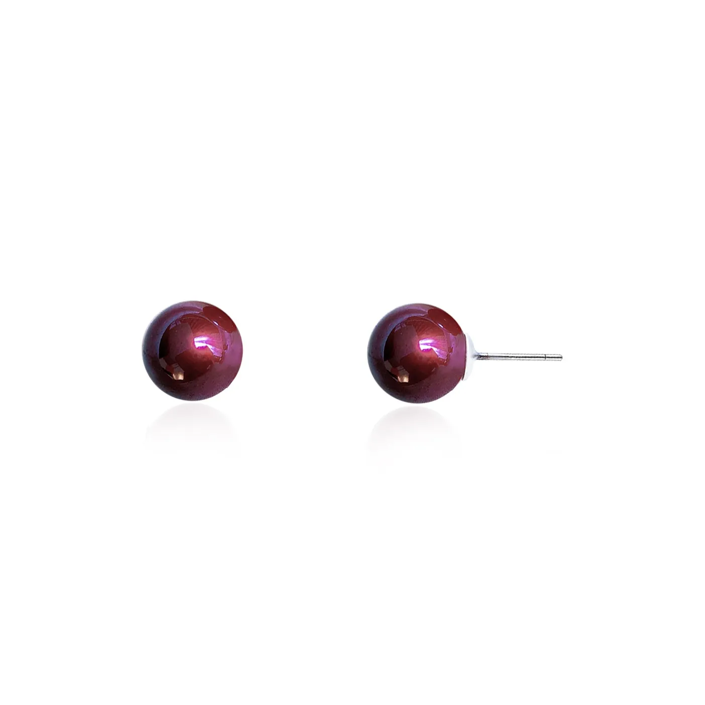 ZANC S925 Silver Earring Post Stud Earrings Women's